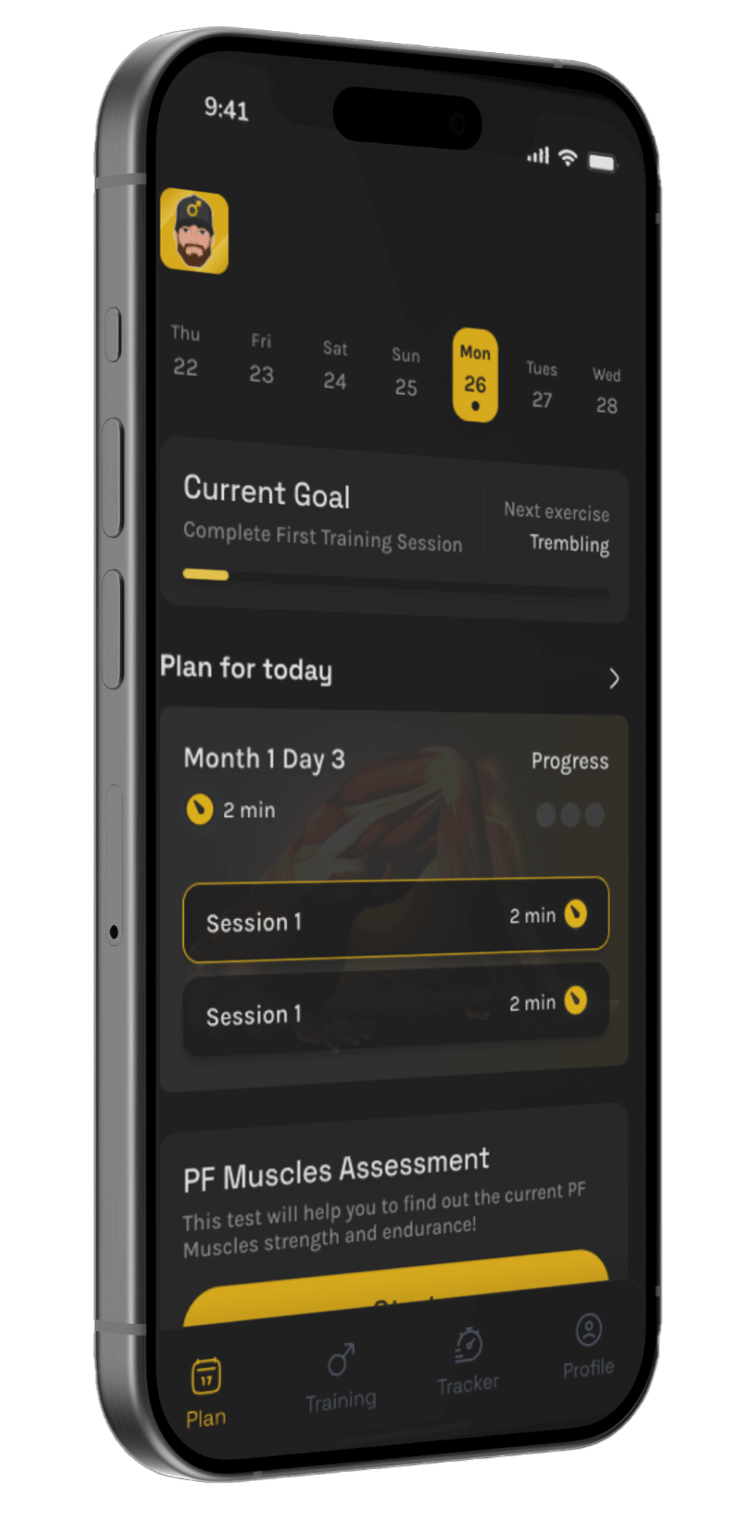 Kegel Coach App Screen 1